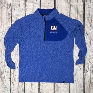 New York Giants NFL Football Athletic Workout Gym Mens Top Fitness